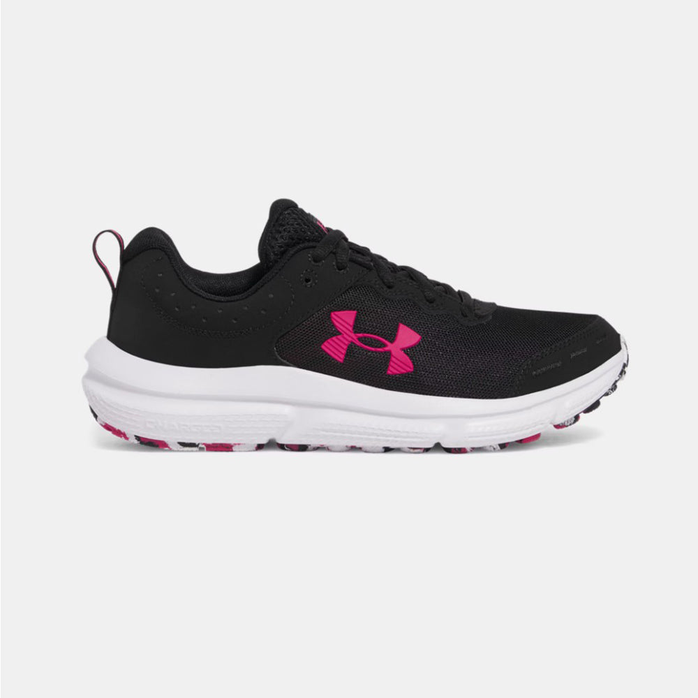 Tenis Deportivo Para Dama Under Armour Charged Assert 10 Negro Gris Ab0701