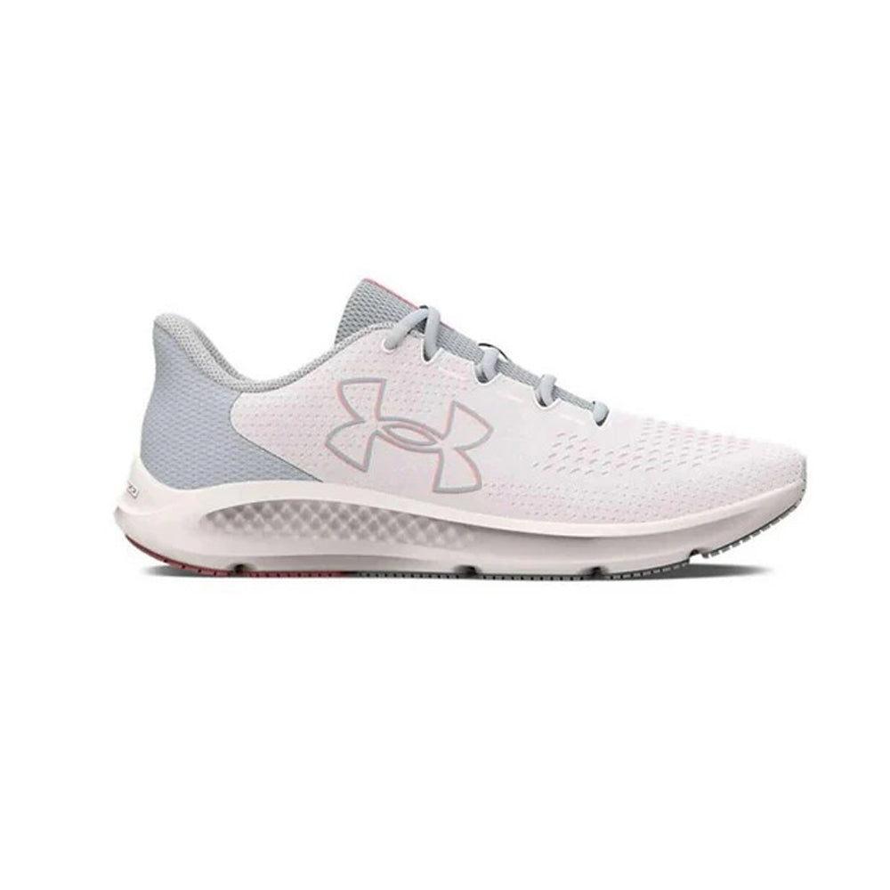 Tenis Deportivo Para Dama Under Armour Charged Persuit Blanco Gris Ab0701