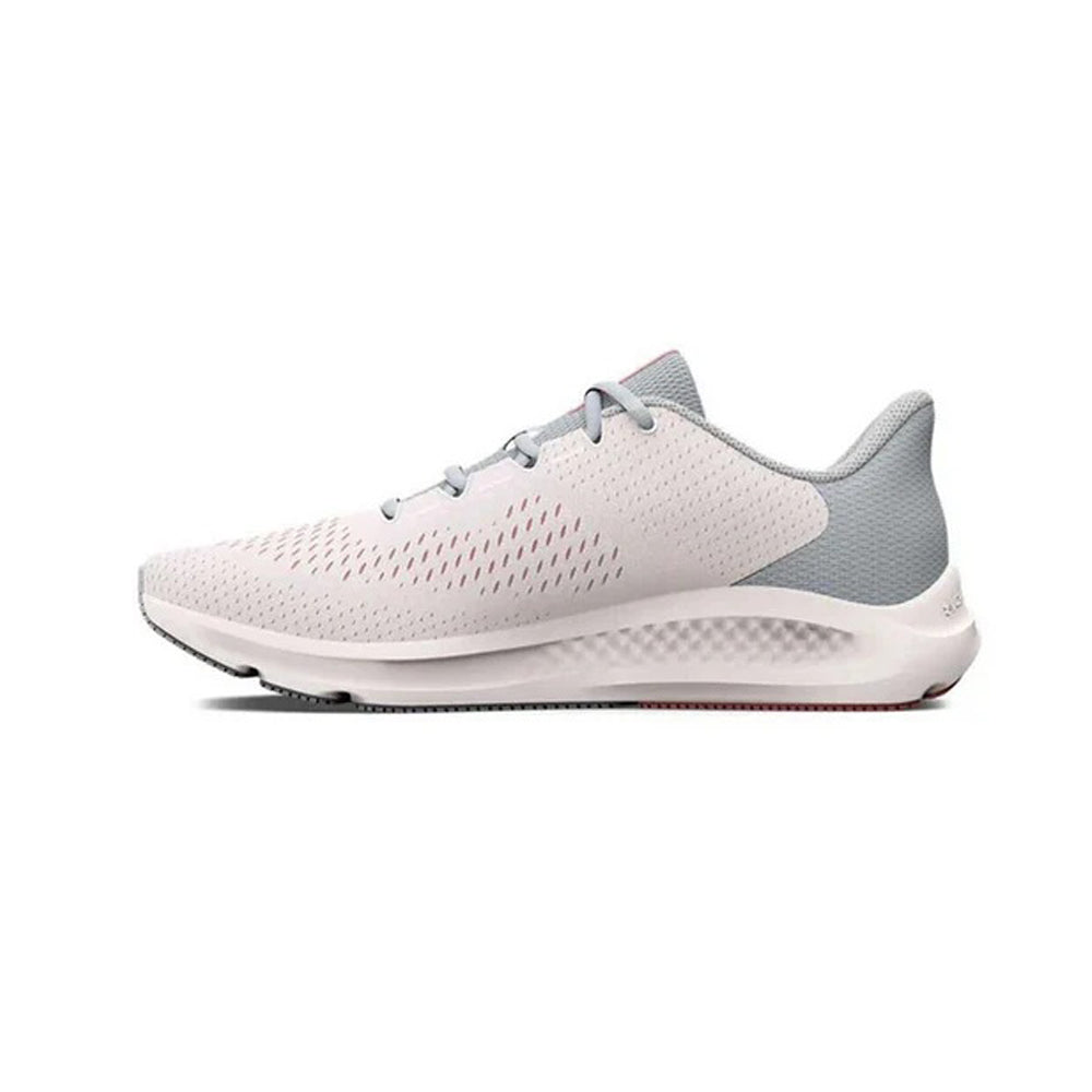 Tenis Deportivo Para Dama Under Armour Charged Persuit Blanco Gris Ab0701