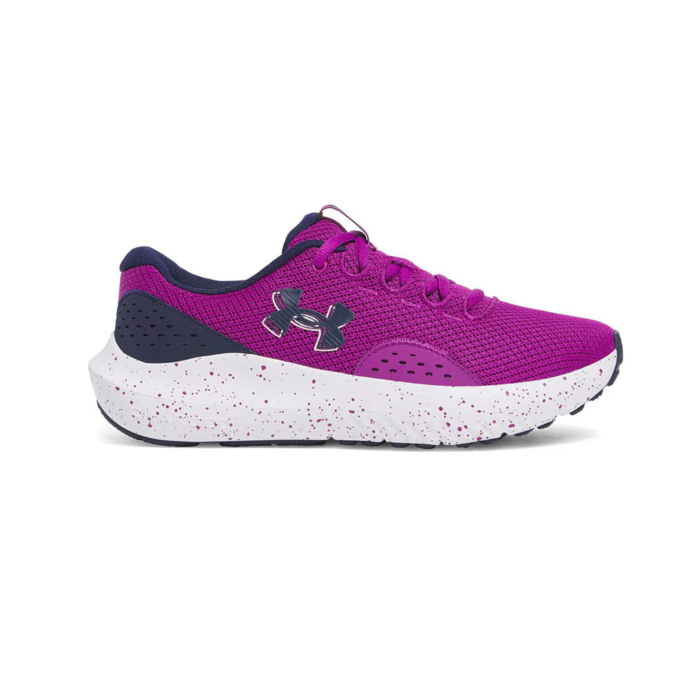 Tenis Deportivo Para Dama Under Armour Charged Surge 4 Morado Azul Ab0701