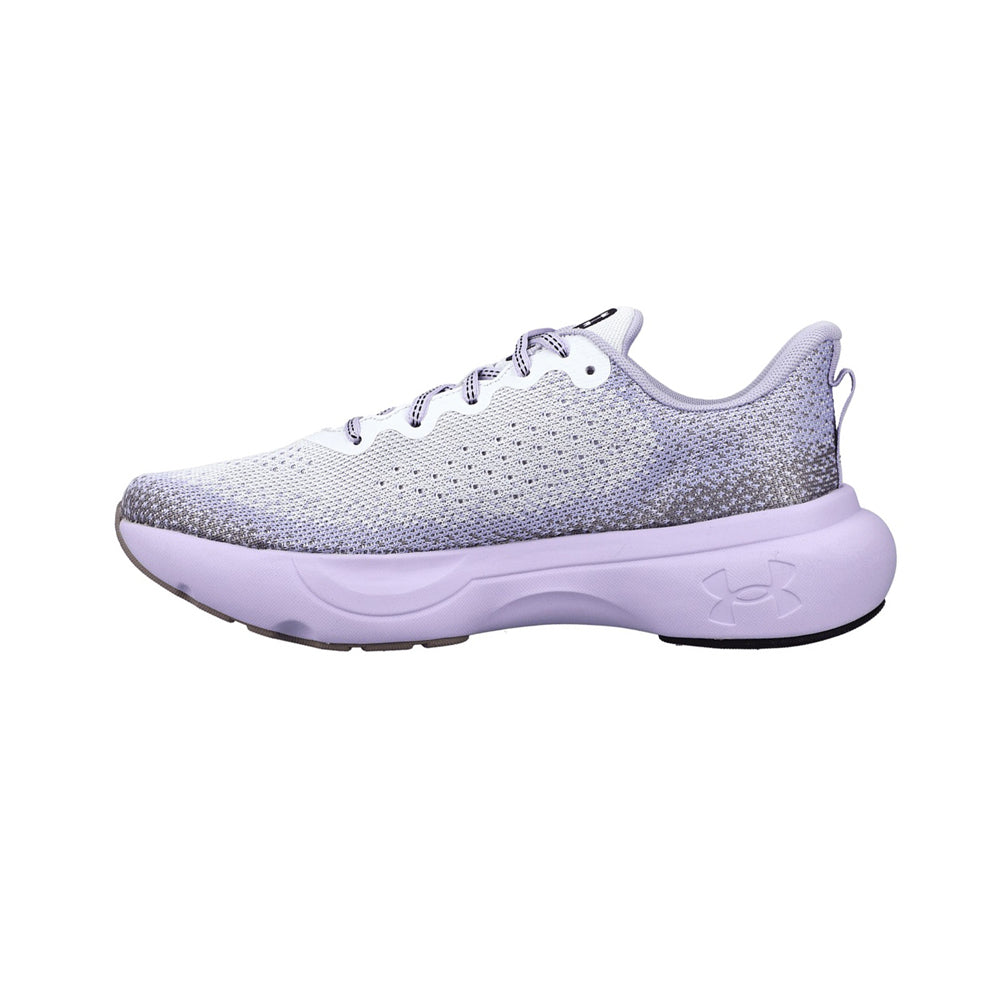 Tenis Deportivo Para Dama Under Armour Infinite Blanco Gris Ab0701