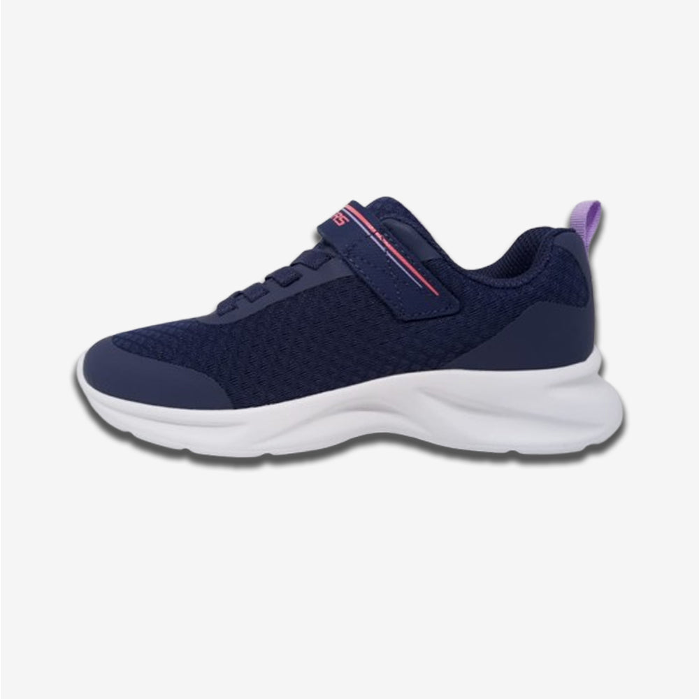 Tenis Deportivo Para Niña Skechers 303577 Marino Lavanda Ab0701