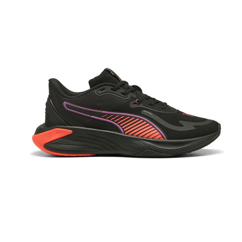 Tenis Deportivo Para Caballero Puma PWR Hybrid Tr Negro Naranja Ab0701