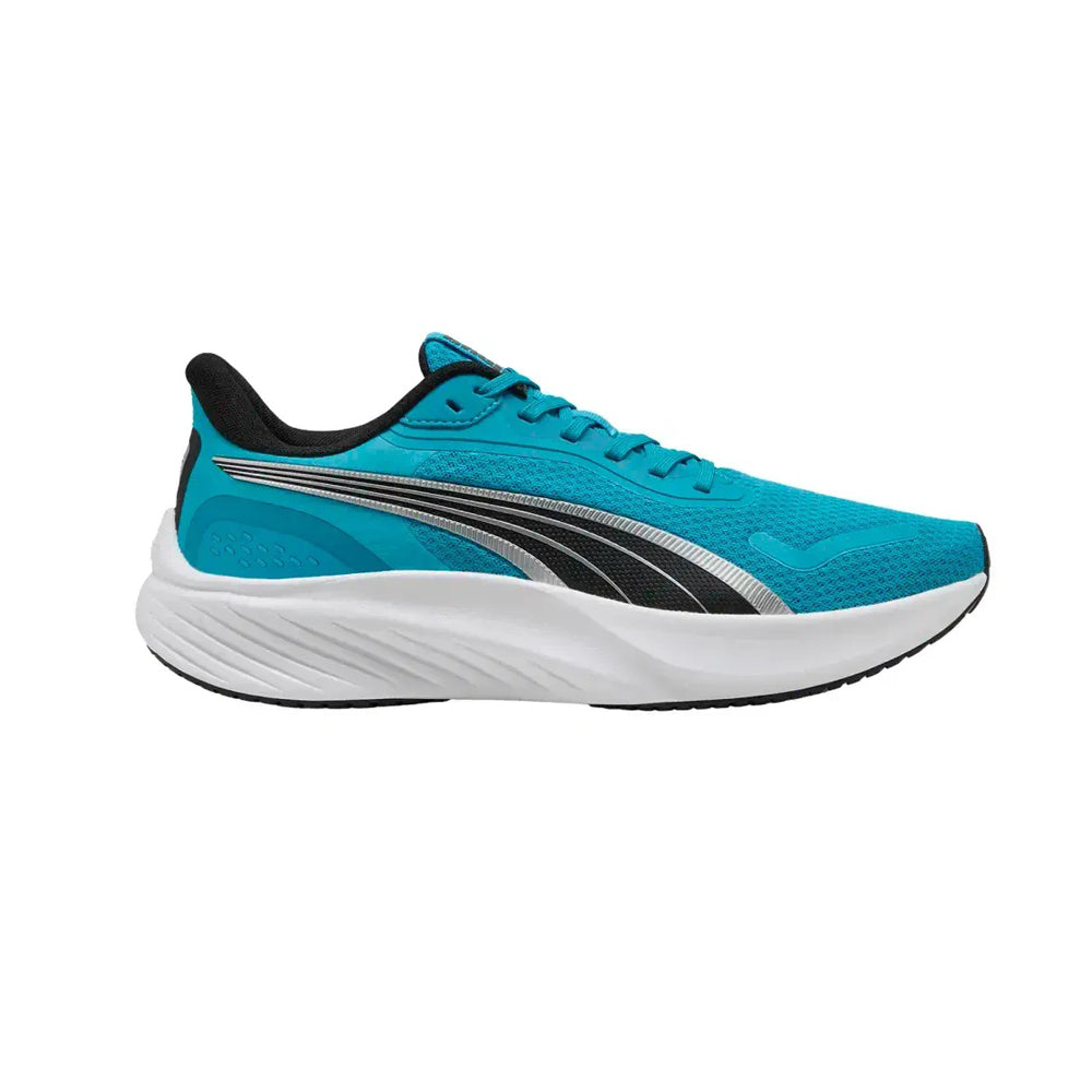 Tenis Deportivo Para Dama Puma Pounce Lite Turquesa Negro Blanco Ab0701