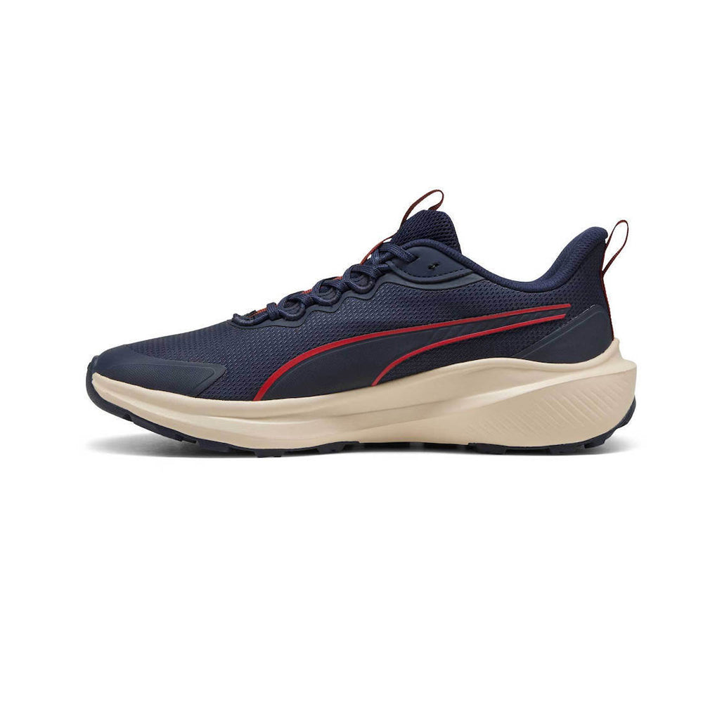 Tenis Deportivo Para Caballero Puma Skyrocket Lite Trail Marino Naranja Ab0701