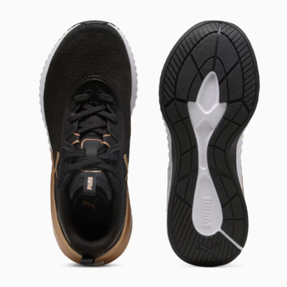 Tenis Deportivo Para Dama Puma Softride Sera Negro Oro Ab0701