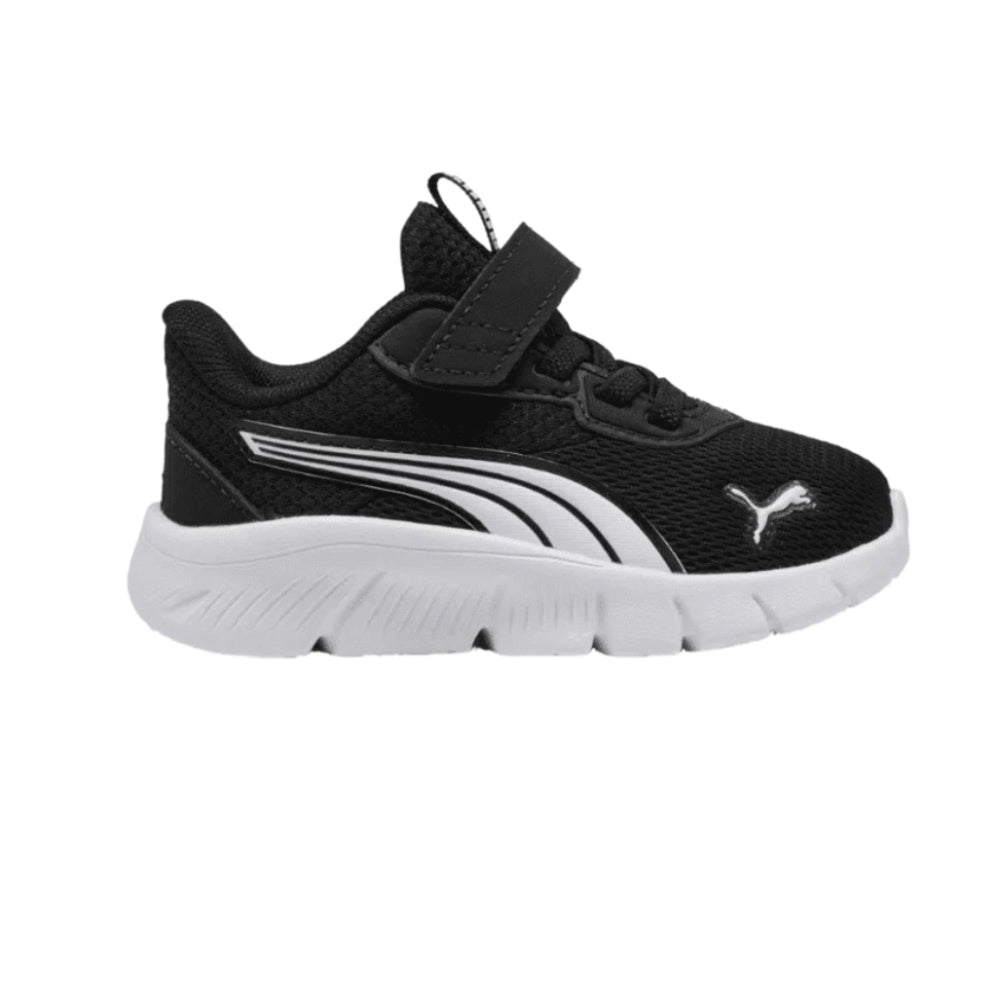 Tenis Deportivo Para Niño Bebe Puma Flexfocus Negro Blanco Ab0701