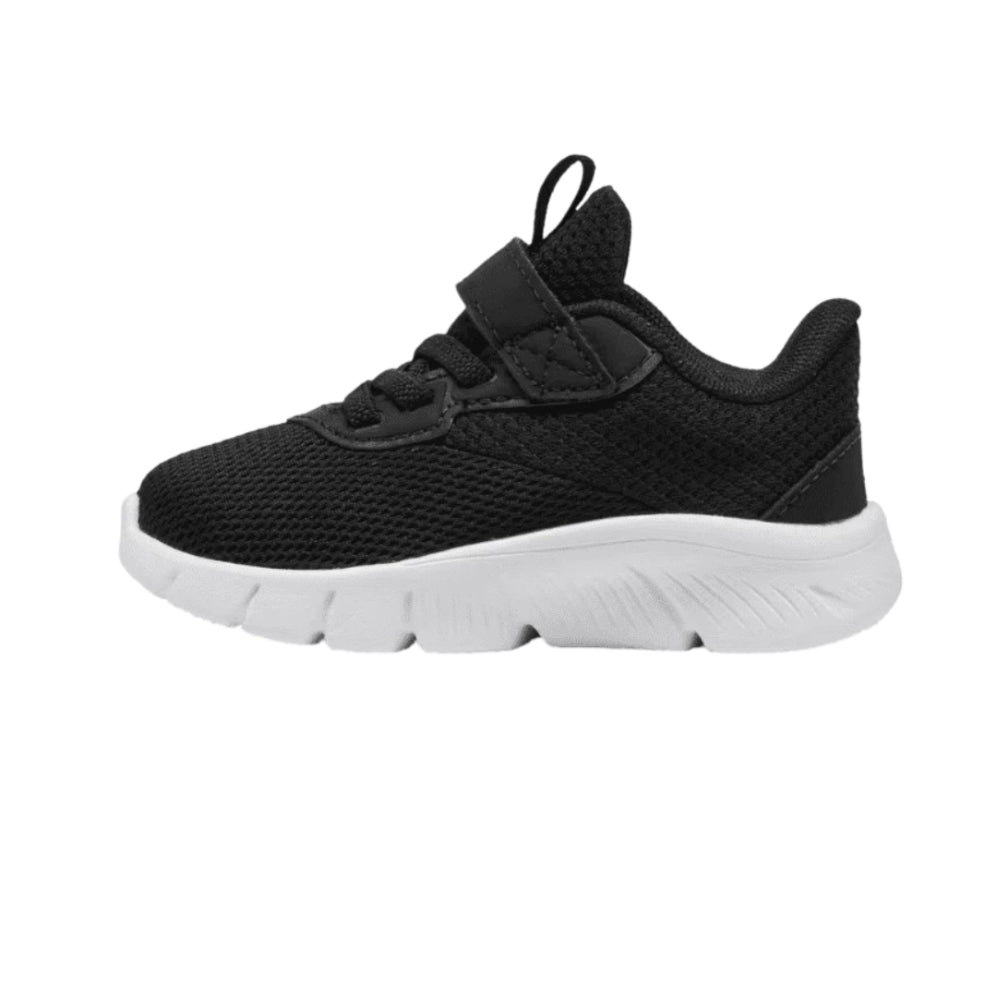 Tenis Deportivo Para Niño Bebe Puma Flexfocus Negro Blanco Ab0701