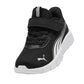 Tenis Deportivo Para Niño Bebe Puma Flexfocus Negro Blanco Ab0701