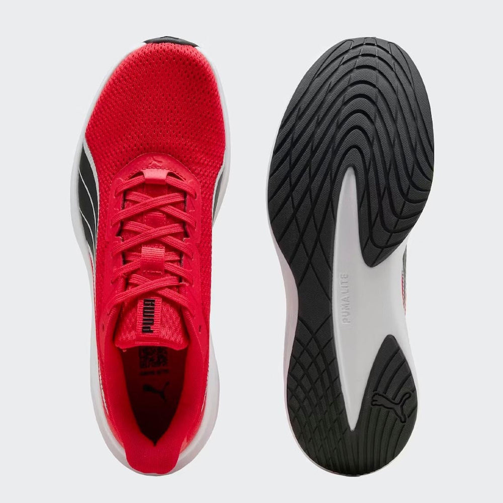 Tenis Deportivo Para Caballero Puma Dasher Lite Rojo Gris Negro Ab0701