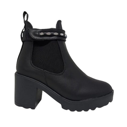 Bota Para Dama Ana Valentina 3221 Negro Ab0701