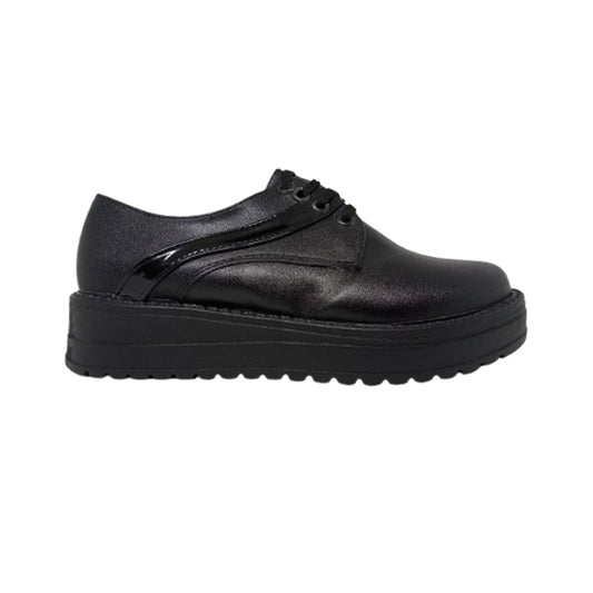 Calzado Escolar Para Niña Joven Dechris 323 Negro Ab0701