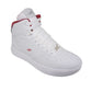 Tenis Bota Para Caballero Janlo 6046 Blanco Rojo Ab0701