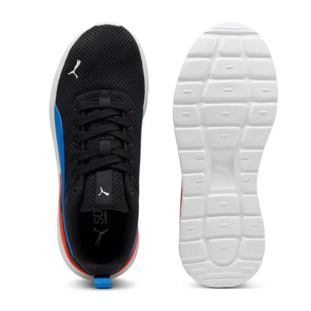 Tenis Deportivo Para Dama Puma Anzarun Lite Negro Rey Naranja Ab0701