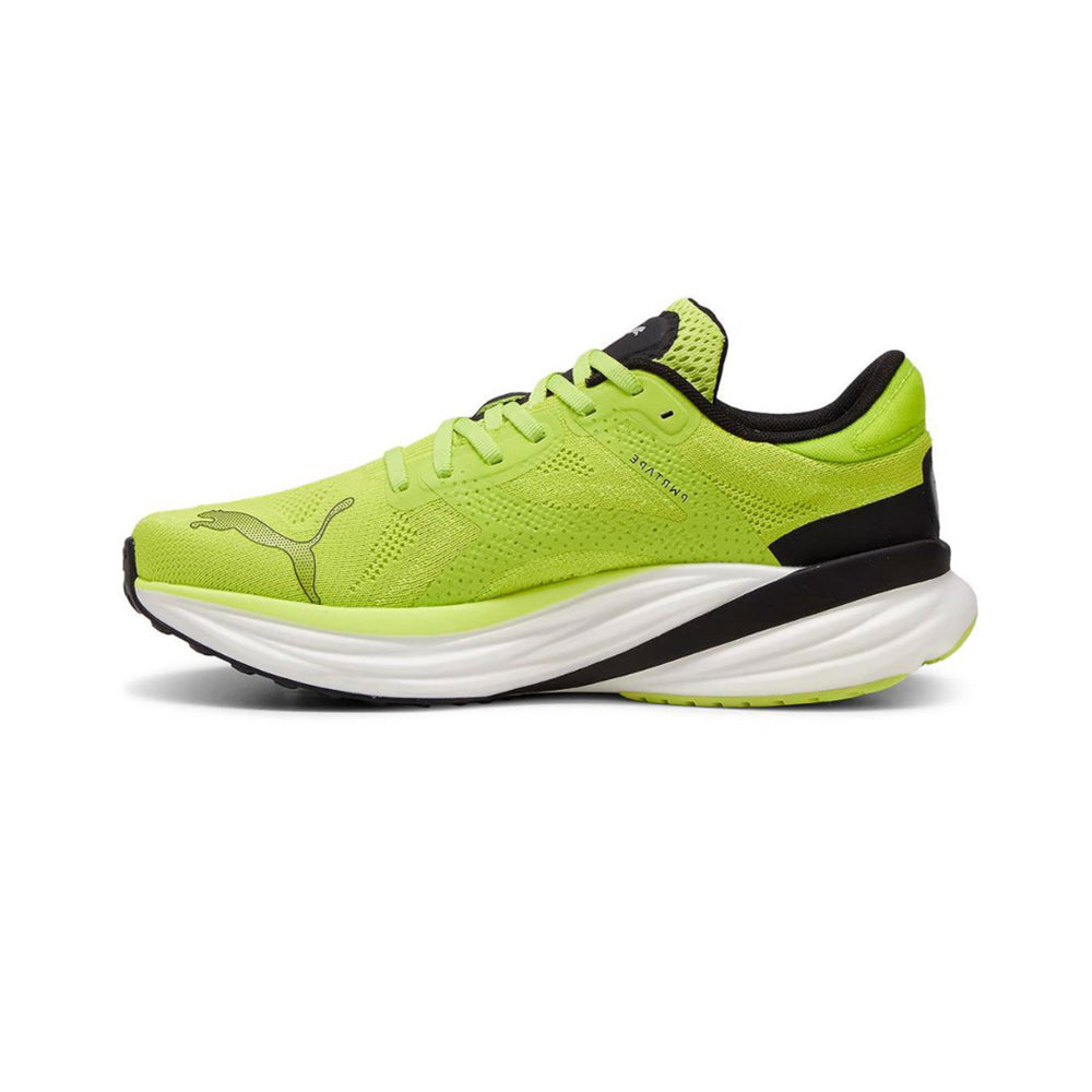 Tenis Deportivo Para Caballero Puma Magnify Nitro 2 Lima Negro Plata Ab0701
