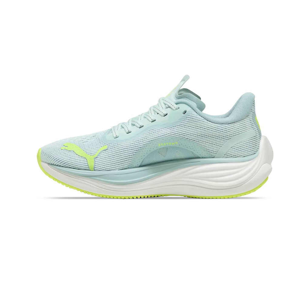 Tenis Deportivo Para Dama Puma Nitro 3 Azul Amarillo Ab0701