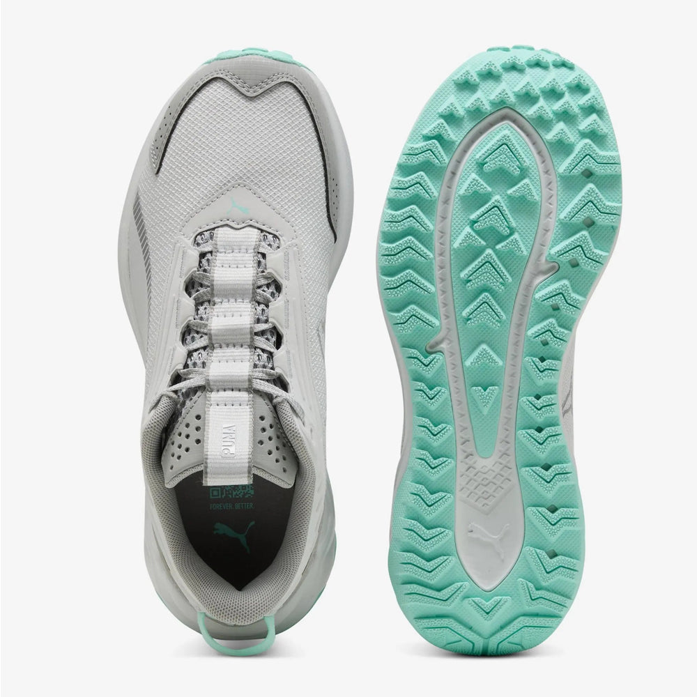 Tenis Deportivo Para Dama Puma Extend Lite Trail Gris Menta Ab0701
