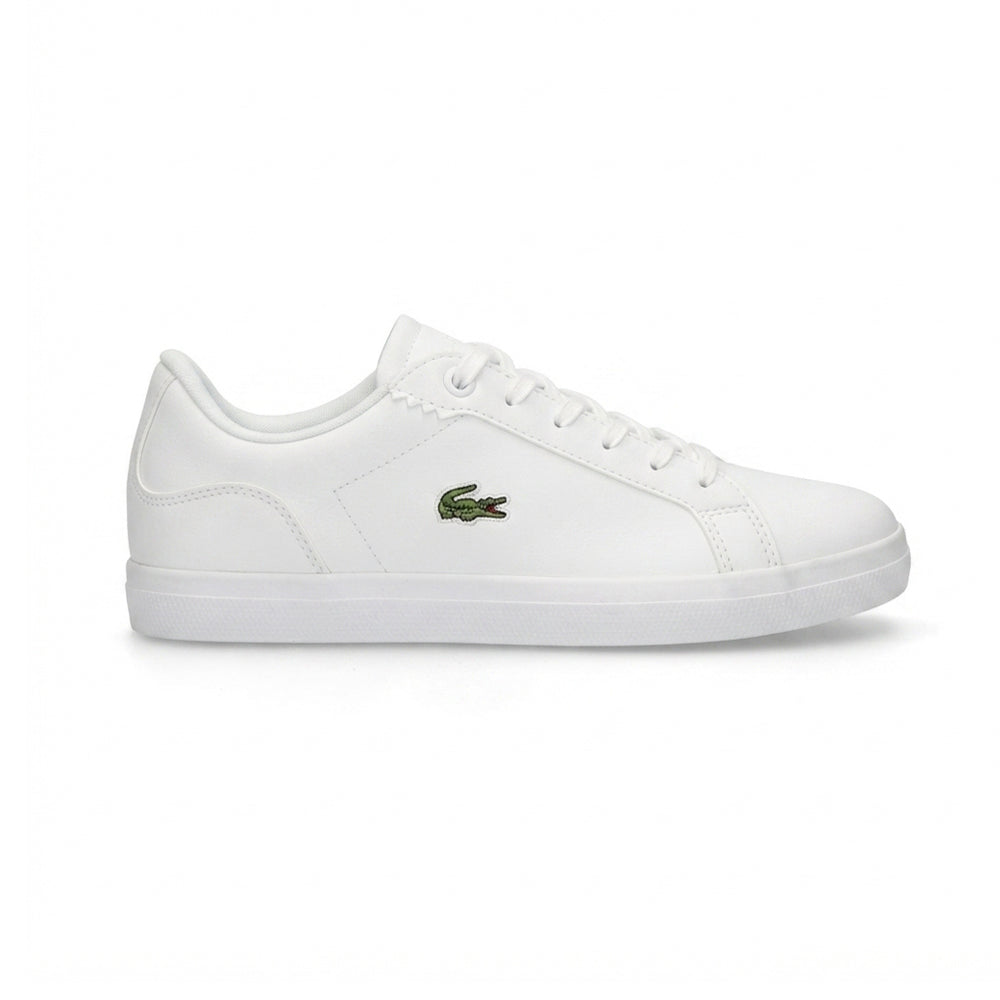 Tenis Casual Para Dama Lacoste Leron Blanco Ab0701