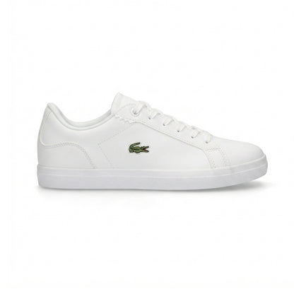 Tenis Casual Para Dama Lacoste Leron Blanco Ab0701