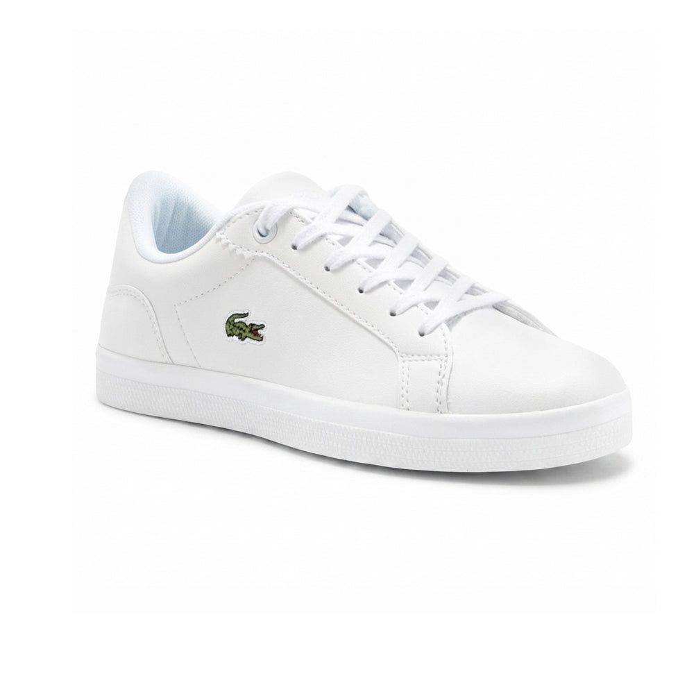 Tenis Casual Para Dama Lacoste Leron Blanco Ab0701