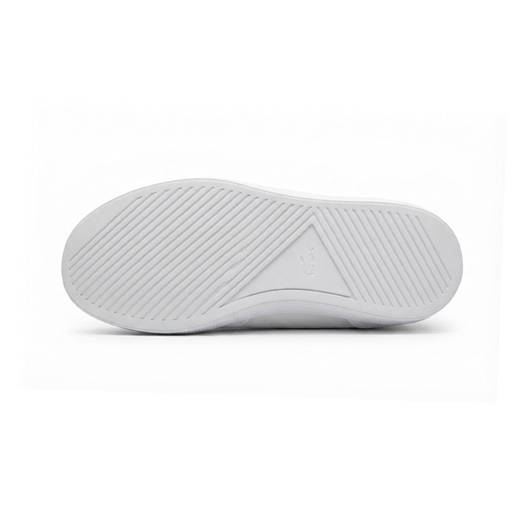 Tenis Casual Para Dama Lacoste Leron Blanco Ab0701