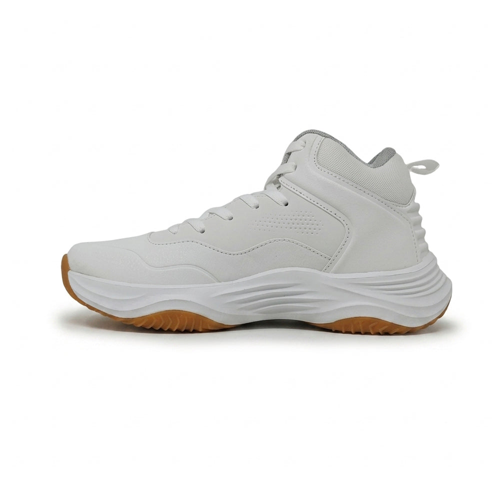 Tenis Media Bota Para Caballero Charly 38225 Blanco Ab0701