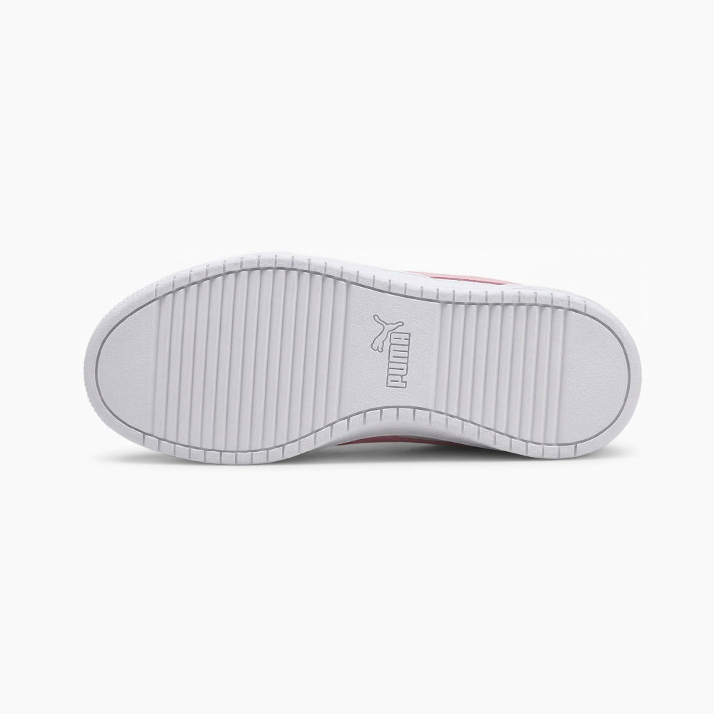 Tenis Casual Para Dama Puma Rickie Jr Blanco Rosa Oceano Ab0701
