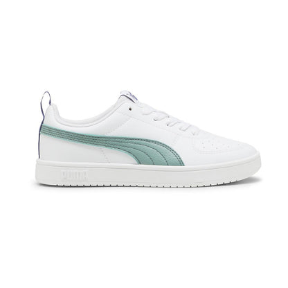 Tenis Casual Para Dama Puma Rickie Jr Blanco Verde  Ab0701