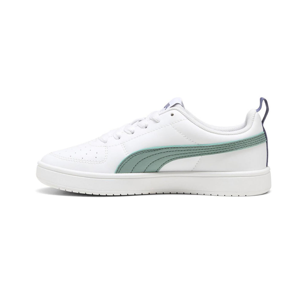 Tenis Casual Para Dama Puma Rickie Jr Blanco Verde  Ab0701
