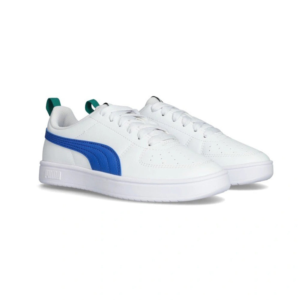 Tenis Casual Para Dama Puma Rickie Jr Blanco Azul Ab0701