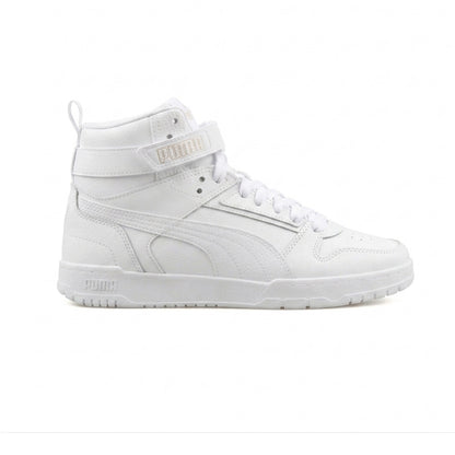 Tenis De Bota Casual Para Caballero Puma RBD Game Blanco Oro Ab0701