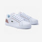 Tenis Casual Para Dama Lacoste Leron Blanco Rosa Ab0701