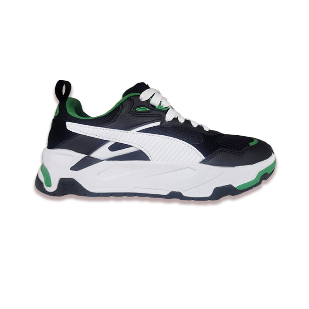 Tenis Deportivo Para Dama Puma Trinity Jr Negro Blanco Verde Ab0701