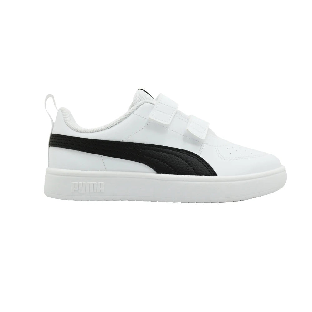 Tenis Para Niño Puma Rickie V Ps Blanco Negro Ab0701