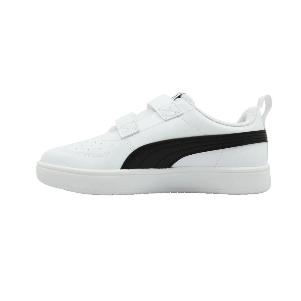 Tenis Para Niño Puma Rickie V Ps Blanco Negro Ab0701
