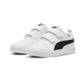 Tenis Para Niño Puma Rickie V Ps Blanco Negro Ab0701
