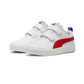 Tenis Para Niño Puma Rickie V Ps Blanco Rojo Ab0701