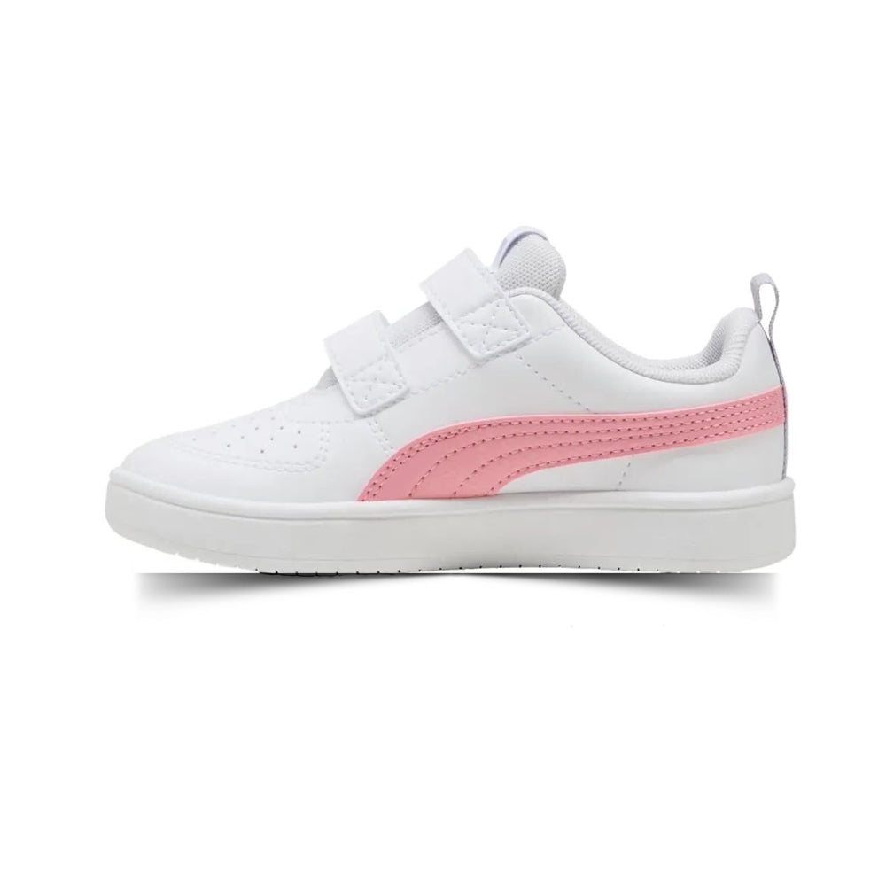 Tenis Casual Para Niña Puma Rickie VPS Blanco Rosa Ab0701