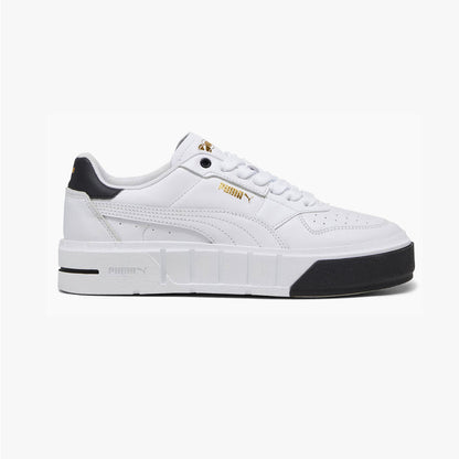 Tenis Casual Para Dama Puma Cali Court Lth Blanco Negro Ab0701