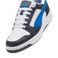 Tenis Casual Para Dama Puma Rebound V6 Low Jr Blanco Azul Gris Ab0701