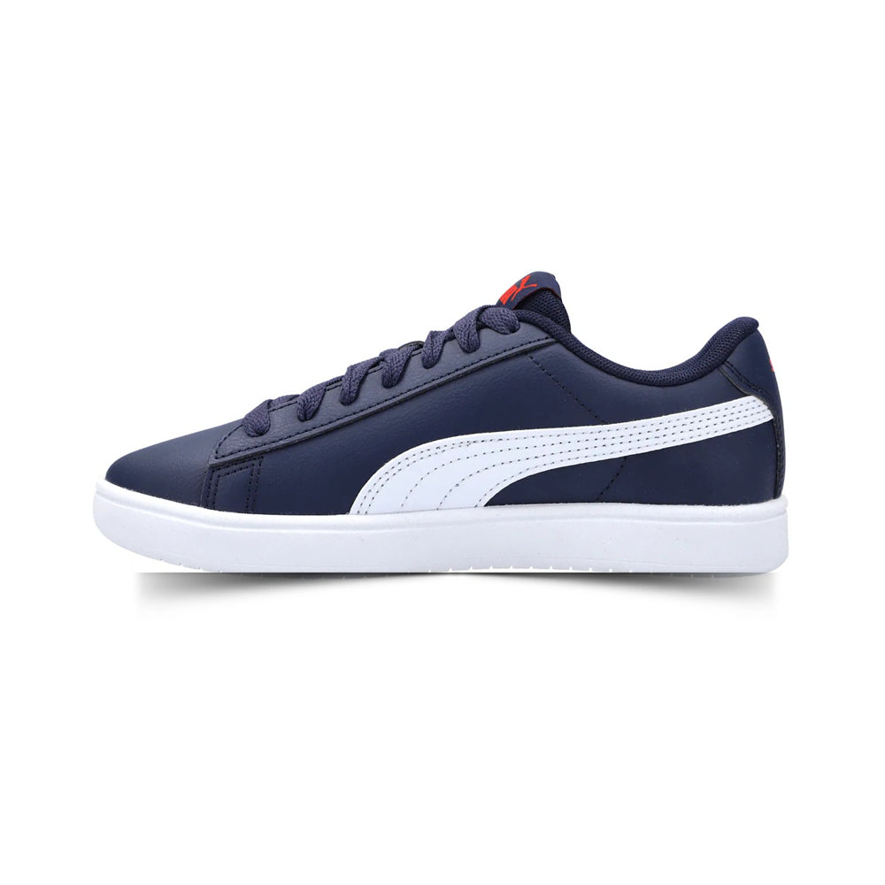 Tenis Casual Para Dama Puma Rickie Classic Marino Blanco Rojo Ab0701