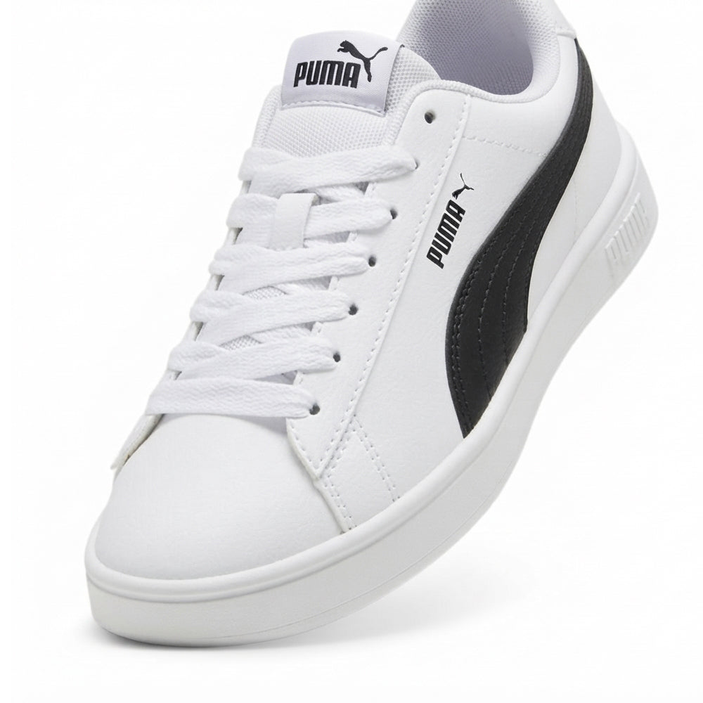 Tenis Casual Para Dama Puma Rickie Classic Jr Blanco Negro Ab0701