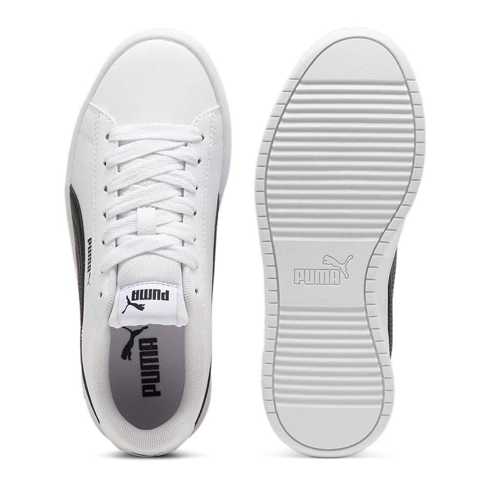 Tenis Casual Para Dama Puma Rickie Classic Jr Blanco Negro Ab0701