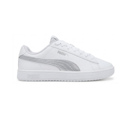 Tenis Casual Para Dama Puma Rickie Classic Jr Blanco Gris Ab0701