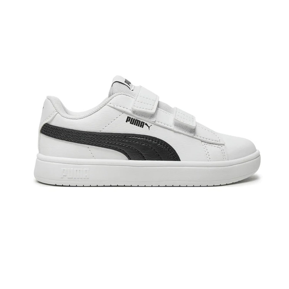 Tenis Casual Para Niño Puma Rickie Classic V PS Blanco Negro Ab0701
