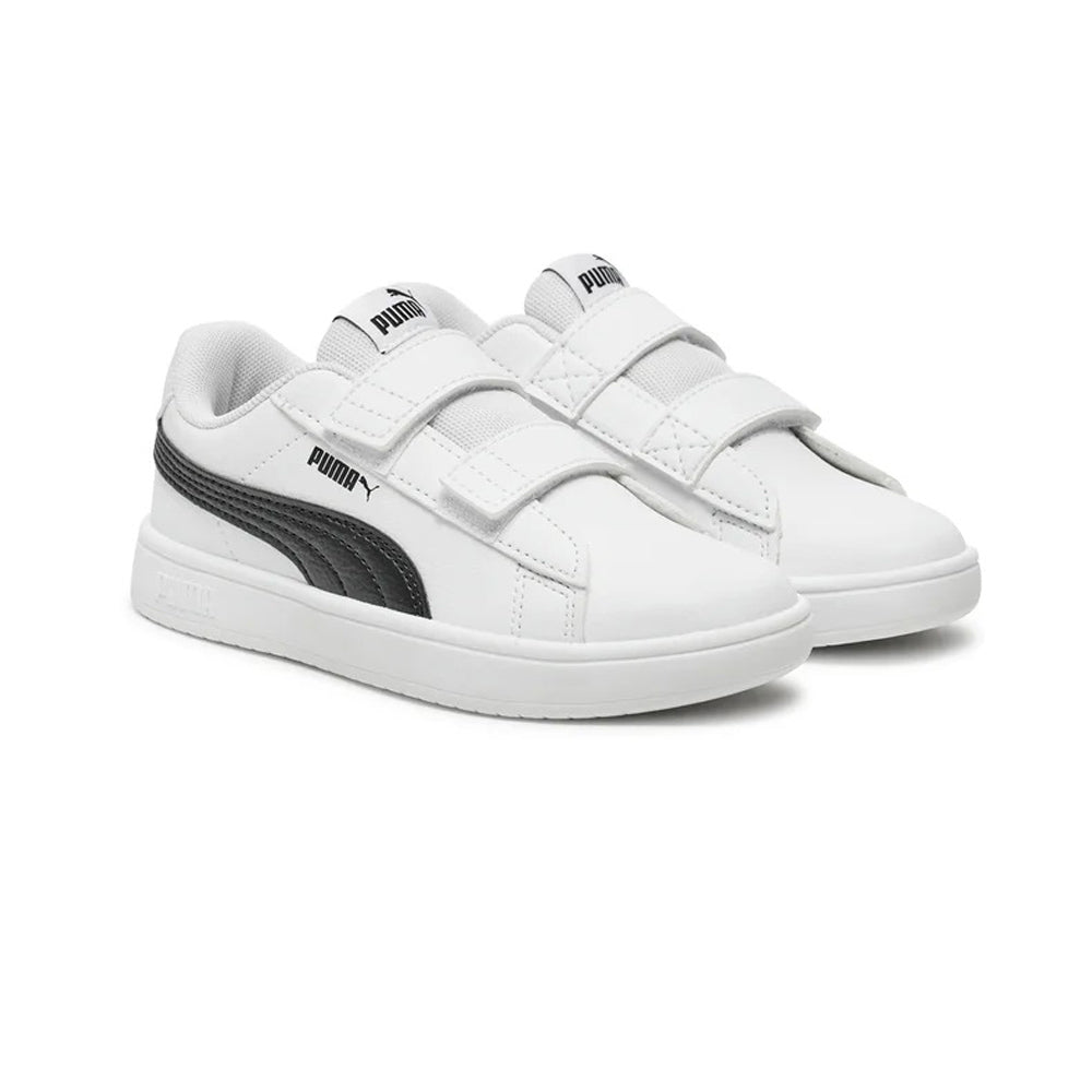 Tenis Casual Para Niño Puma Rickie Classic V PS Blanco Negro Ab0701