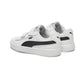 Tenis Casual Para Niño Puma Rickie Classic V PS Blanco Negro Ab0701