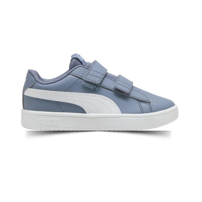Tenis Casual Para Niño Puma Rickie Classic V PS Azul Blanco Ab0701