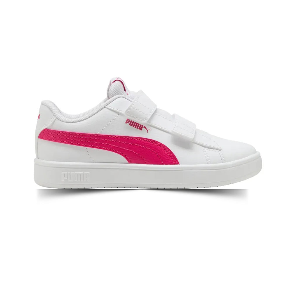 Tenis Casual Para Niño Puma Rickie Classic V PS Blanco Fucsia Ab0701