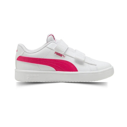 Tenis Casual Para Niño Puma Rickie Classic V PS Blanco Fucsia Ab0701